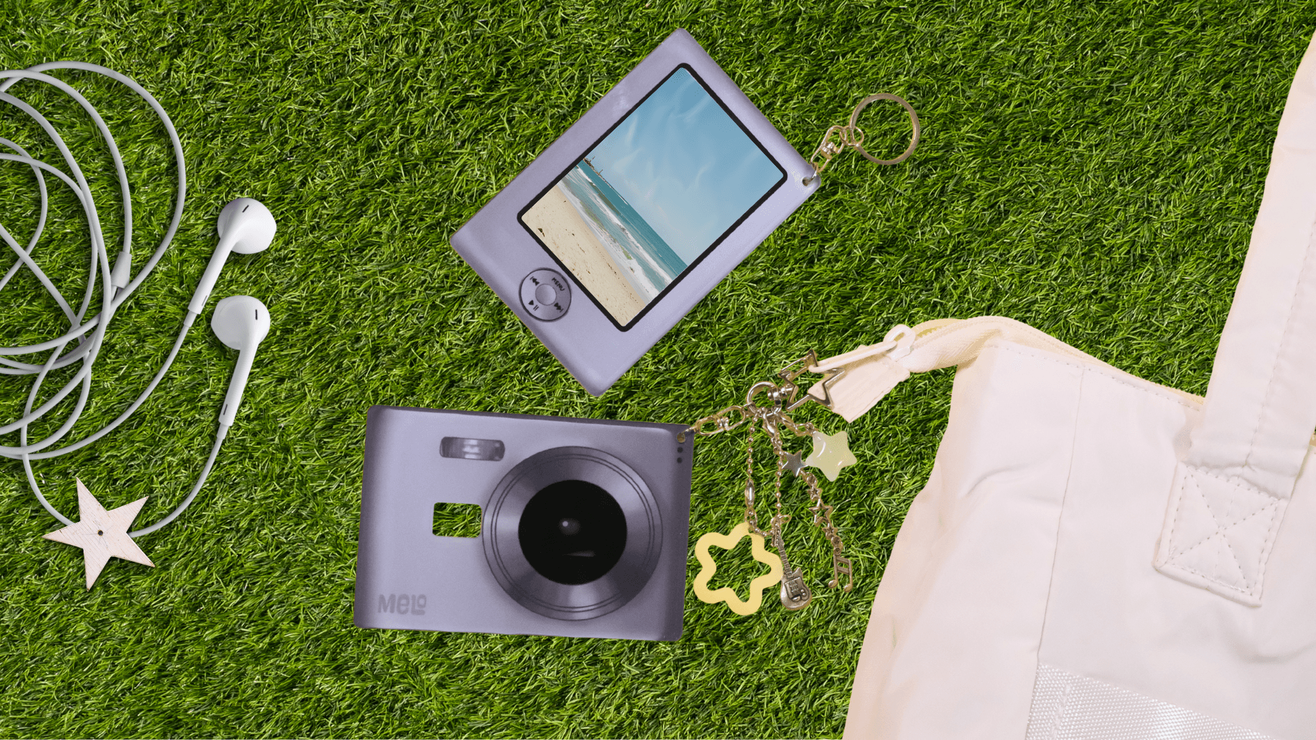 Photo Frame Keychain & Polaroid Photo